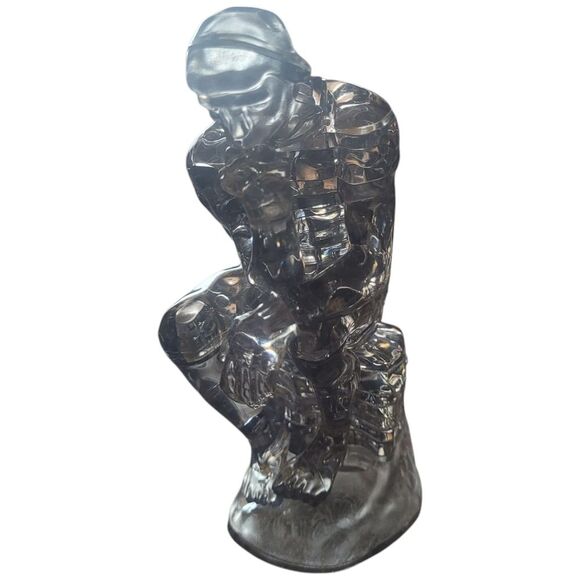 Bepuzzled Original 3D Crystal Clear Puzzle - The Thinker 43Piece - Picture 5 of 6